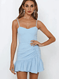 Had Your Fair Share Dress Light Blue - thumbnail 1