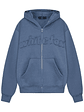 From The Archives Lexi Boxy Zip Front Hoodie Ocean - thumbnail 6