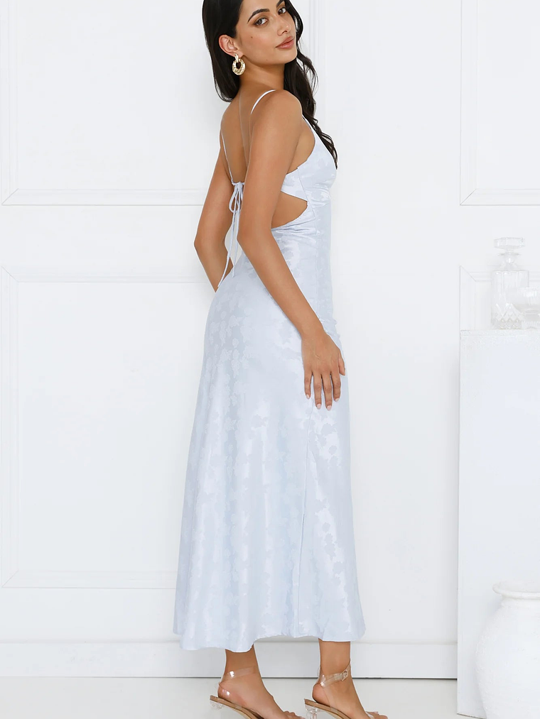 Floral Kiss Satin Maxi Dress 2