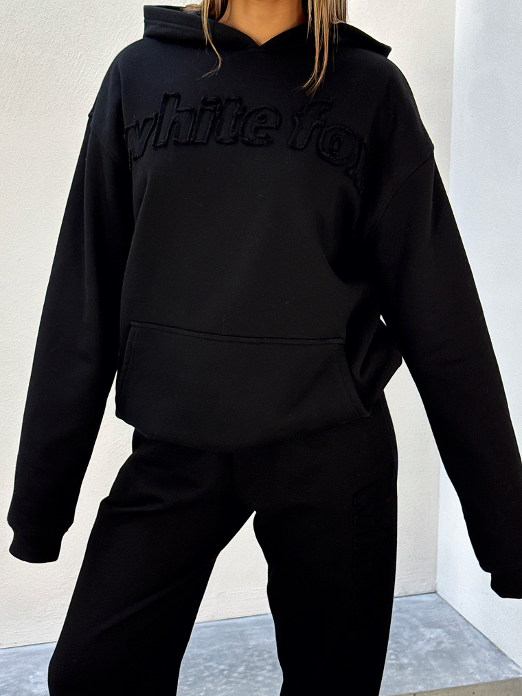 From The Archives Lexi Oversized Hoodie Black 1