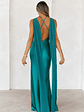 Golden Empress Satin Maxi Dress - thumbnail 3