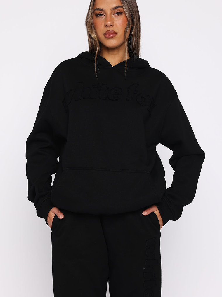 From The Archives Lexi Oversized Hoodie Black 2