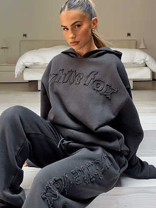 From The Archives Lexi Oversized Hoodie Charcoal