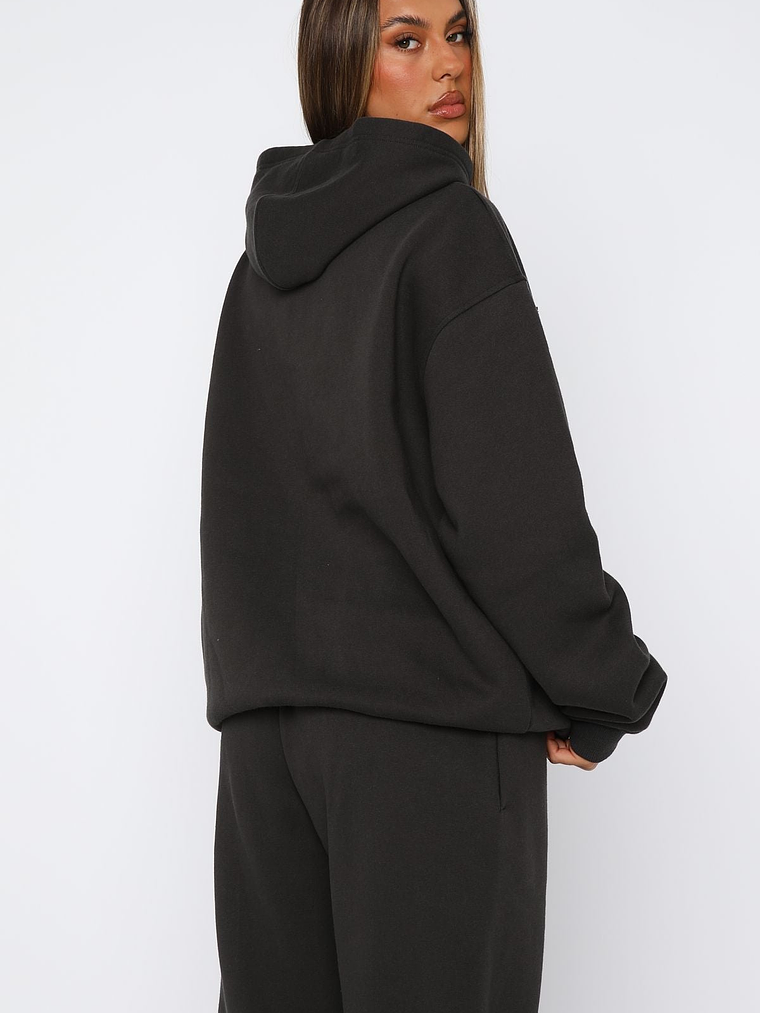 From The Archives Lexi Oversized Hoodie Charcoal 4