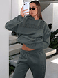 From The Archives Lexi Oversized Hoodie Khaki - thumbnail 1