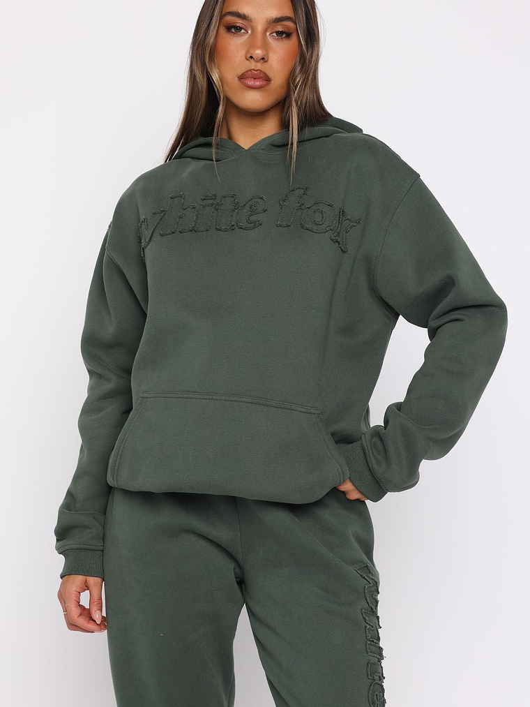 From The Archives Lexi Oversized Hoodie Khaki 2