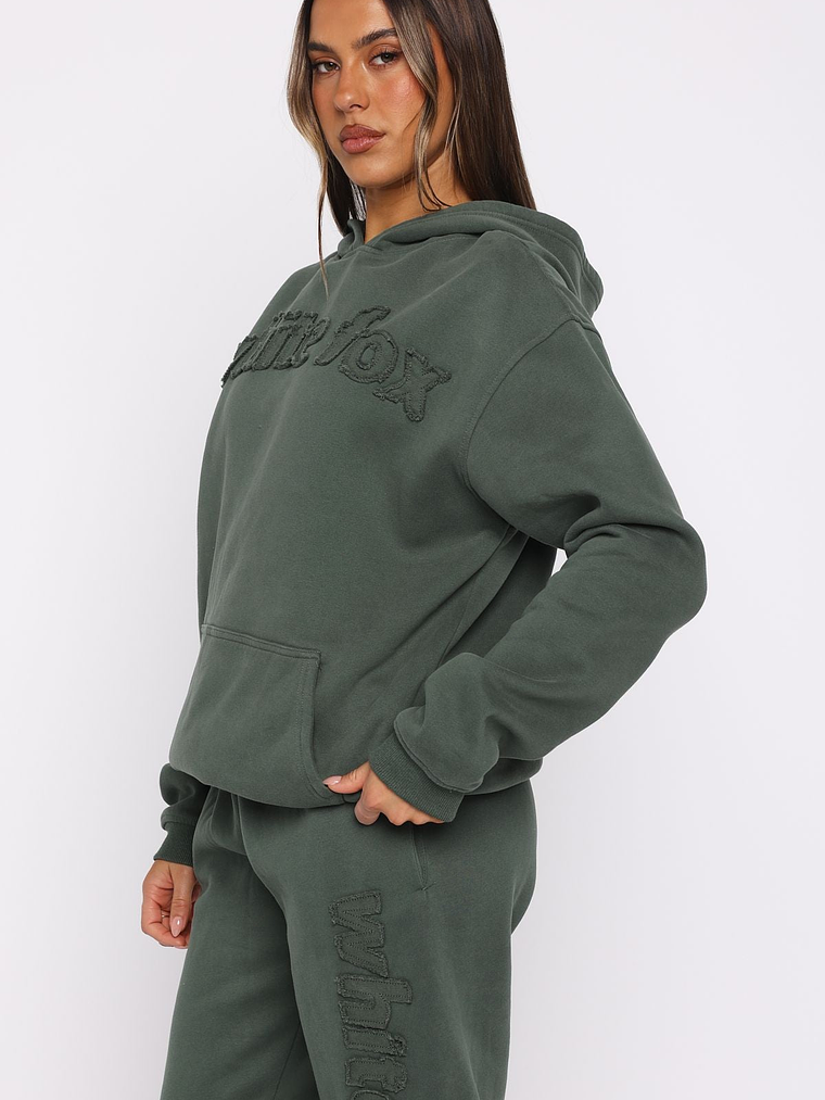 From The Archives Lexi Oversized Hoodie Khaki 3