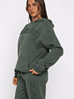 From The Archives Lexi Oversized Hoodie Khaki - thumbnail 3