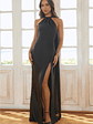 Golden Empress Satin Maxi Dress - thumbnail 9