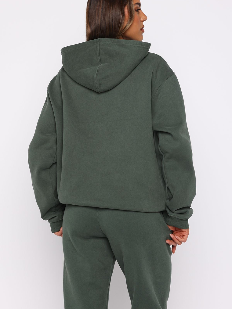 From The Archives Lexi Oversized Hoodie Khaki 4