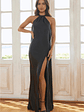Golden Empress Satin Maxi Dress - thumbnail 10