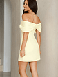 Face Card Off Shoulder Mini Dress - thumbnail 7