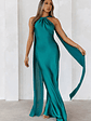 Golden Empress Satin Maxi Dress - thumbnail 13