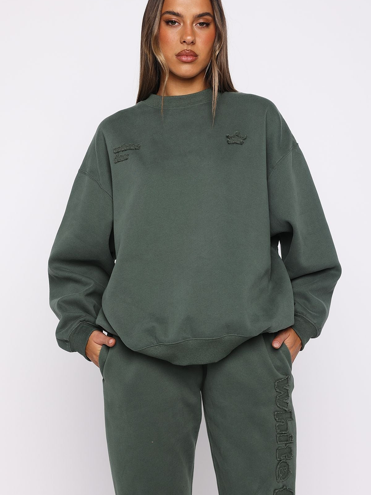 From The Archives Lexi Oversized Sweater Khaki 2