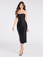 Fabulous Allure Strapless Bodycon Midi Dress - thumbnail 15