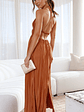 Frances Maxi Dress - Rust - thumbnail 3