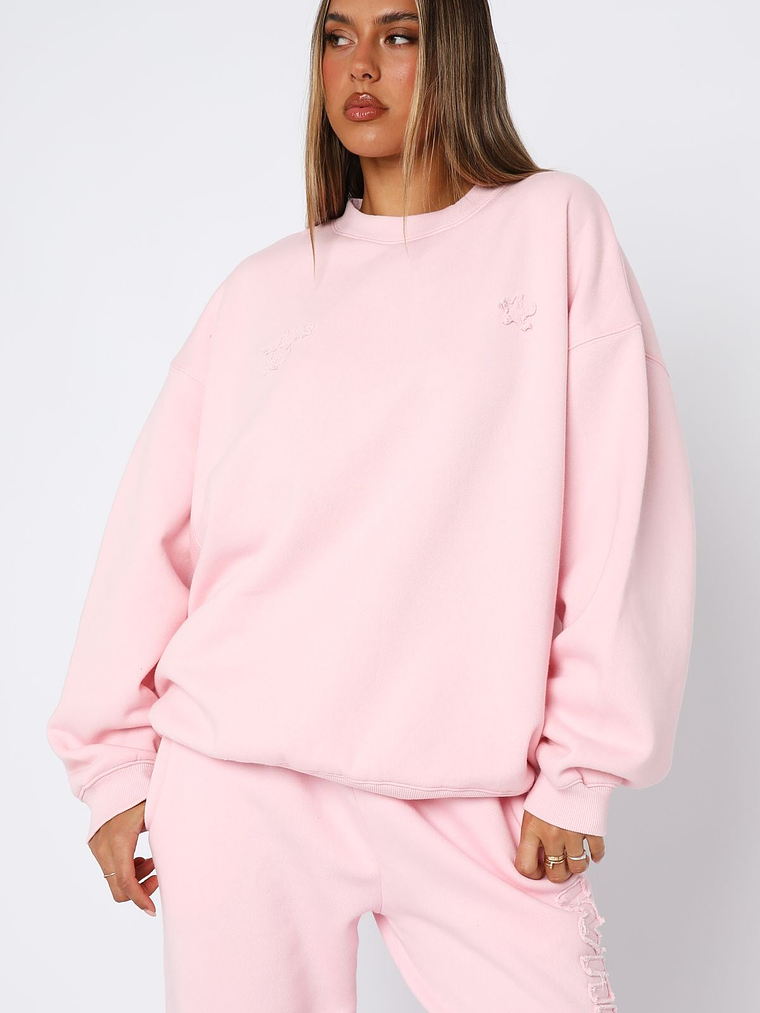 From The Archives Lexi Oversized Sweater Pink 2