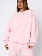 From The Archives Lexi Oversized Sweater Pink - thumbnail 2