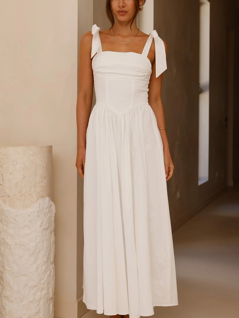 Haisley Maxi Dress - White 5