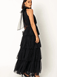 Frances Halterneck Maxi Dress - Black - thumbnail 9