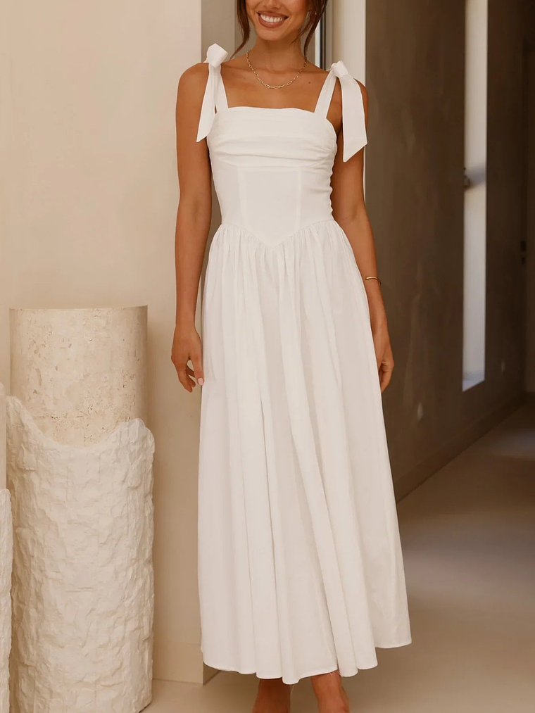 Haisley Maxi Dress - White 7