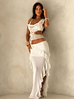 FION MAXI SKIRT BRIGHT WHITE - thumbnail 2