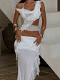 FION MAXI SKIRT BRIGHT WHITE - thumbnail 5