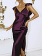 Faithful Frill Maxi Dress Plum - thumbnail 2