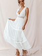 Faith Embroidered Details Maxi Dress Ivory - thumbnail 5