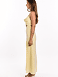 Fallon Yellow Sequin Cut Out Formal Maxi dress - thumbnail 4