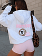 11th Street She's So Lucky Oversized Hoodie Leopard Splice - thumbnail 1