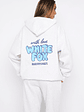 With Love Always Oversized Hoodie Grey Marle - thumbnail 4