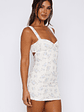 More Than Enough Mini Dress Sky Ditsy - thumbnail 3