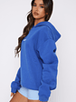 Leisure Series Oversized Hoodie Cobalt - thumbnail 3