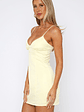 Feeling Tipsy Mini Dress Lemon - thumbnail 4