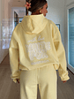 With Love Always Oversized Hoodie Lemon - thumbnail 1