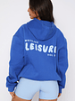 Leisure Series Oversized Hoodie Cobalt - thumbnail 4