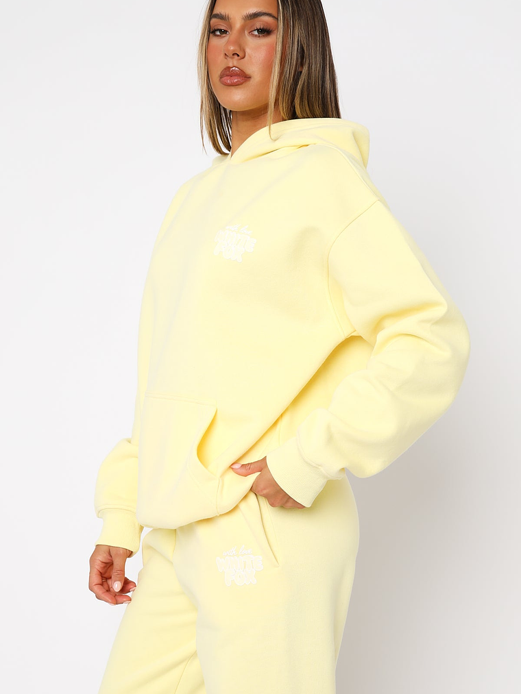 With Love Always Oversized Hoodie Lemon 3