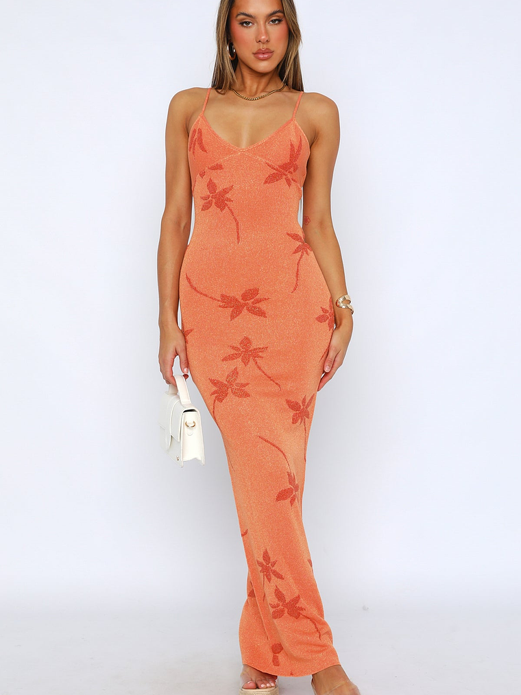 Trust Issues Maxi Dress Orange 2