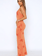 Trust Issues Maxi Dress Orange - thumbnail 3