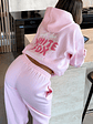 With Love Always Oversized Hoodie Baby Pink - thumbnail 1