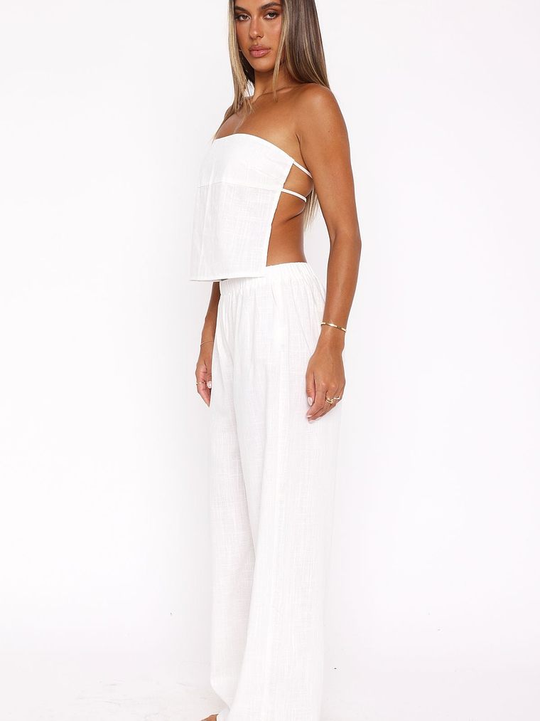 I Knew You'd Leave Pants White 3