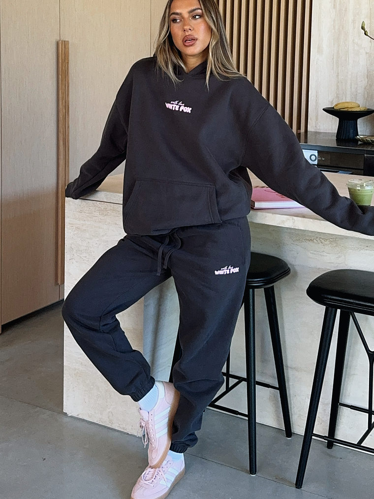 With Love In The Moment Sweatpants Charcoal 1