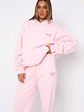 With Love Always Oversized Hoodie Baby Pink - thumbnail 5