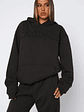 From The Archives Lexi Oversized Hoodie Charcoal - thumbnail 2