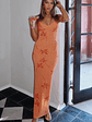 Trust Issues Maxi Dress Orange - thumbnail 5