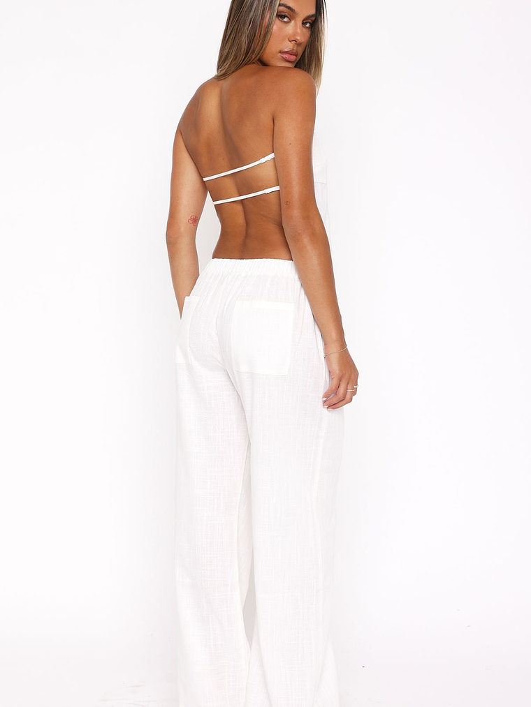 I Knew You'd Leave Pants White 4