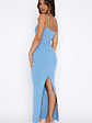Break It Off Maxi Dress Blue - thumbnail 5