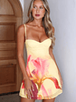 In The Back Of My Mind Mini Dress Lemon Spritz - thumbnail 6