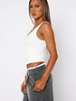 Let Me Adore You Ribbed Tank Top White - thumbnail 3